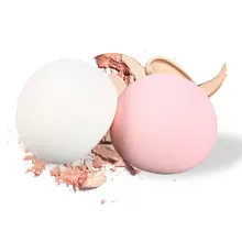 1 шт. качество круглой формы чистая натуральная Лицевая ГУБКА для лица косметический спонж слоеный Многофункциональный-30