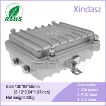 3pcs Lot Free shipping 130 90 50mm waterproof alumnium diecast box diecasting case aluminium enclosures for