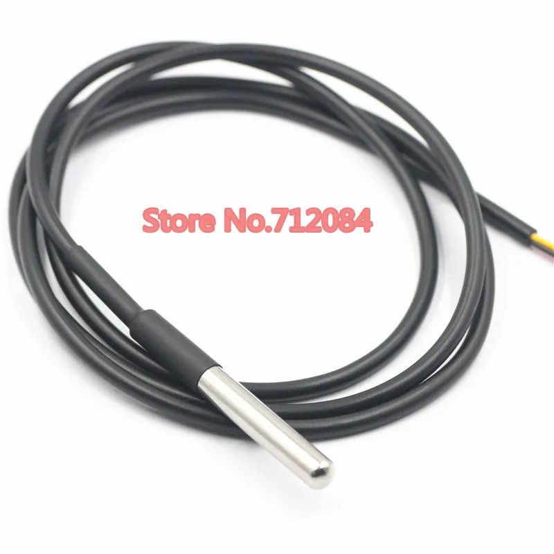DS18b20 Stainless steel package Waterproof DS18b20 temperature probe temperature font b sensor b font 18B20 For