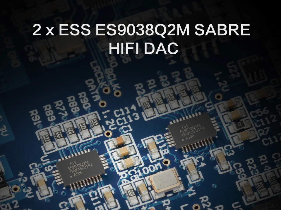 TOPPING D50s ES9038Q2M*2 DAC Bluetooth 5.0 LDAC DSD512 32Bit/768K Hi-Res Audio HIFI Decoder