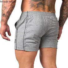 Лето г. повседневные шорты для мужчин Slim Fit печати Размеры дно по колено брендовая одежда серый, черный, камуфляж