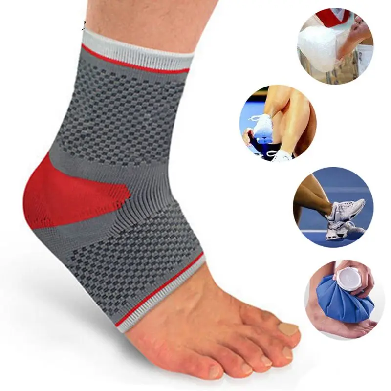Sport Ankle Protection Breathable Elastic Half Foot Socks Padded Ankle