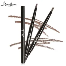 1 шт Профессиональный карандаш для бровей ручка с кисть для пудры Цвет жидкий карандаш для бровей Водонепроницаемый бренд карандаши для бровей для макияжа