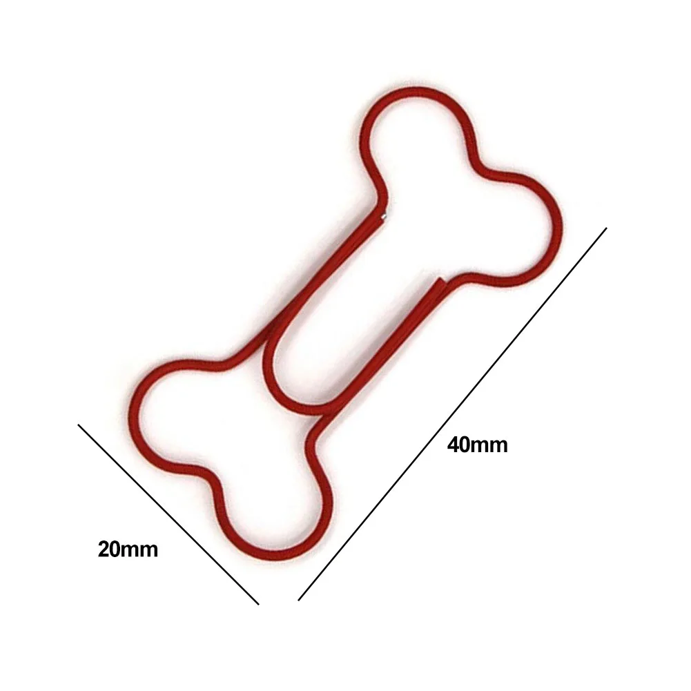 Художественные проекты Студенческие закладки ремесла для скрапбукинга канцелярские товары офисные полезные скрепки форма кость собаки 24