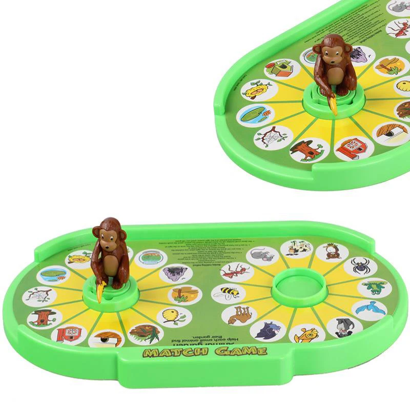 

Cartoon Monkey Match Game Toy for Kids Learn Simple Matching Game Toys Children Gift Baby Kid's Toy Educational Toys