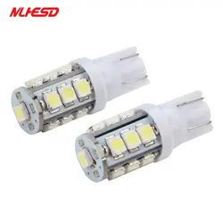 100 шт. T10 1210 13SMD 3825 161 168 184 192 светодио дный салона Купол Карта лампочки для чтения номерной знак лампы Белый