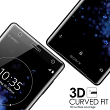 3D Cobertura Completa HD Limpar Protetor de Tela de Vidro Temperado Para Sony XZ2 Película Protetora Para Xperia XZ2 Compacto Vidro Da Frente 3D Filme