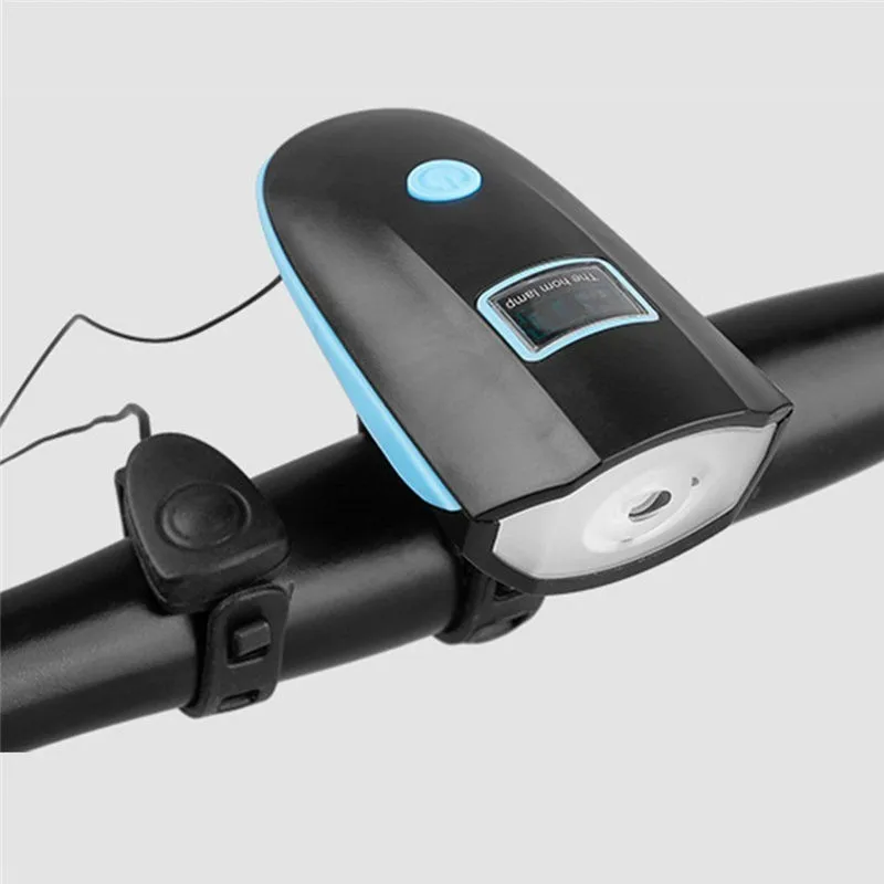 Cheap Super Bright Bicycle Led Headlight Light With Bell Usb Rechargeable Bike Lights Head Light For Bicycle Mtb Road Cycling 4