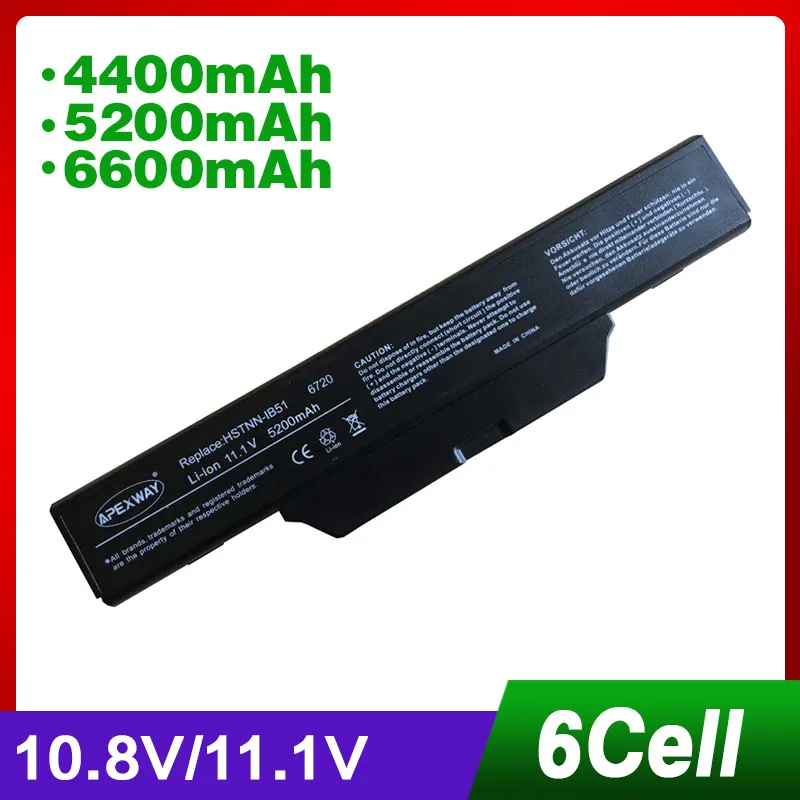 

Black laptop battery for Hp 451085-141 451086-121 HSTNN-IB51 HSTNN-IB52 HSTNN-OB51 for HP COMPAQ Business Notebook 6730s 6735s