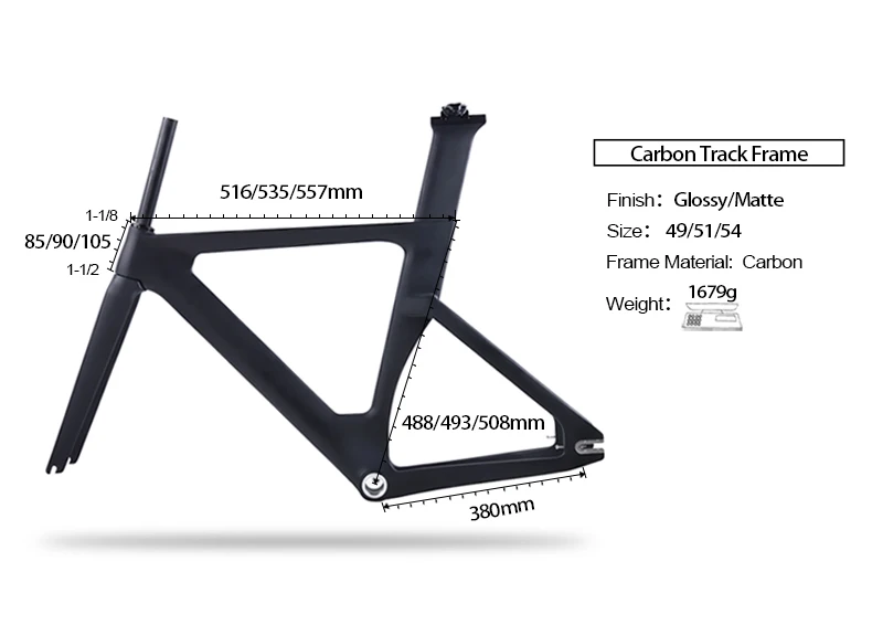 Полный трековая карбоновая рама с BSA forks зажим для сиденья T800 фиксированные передачи углеродный след велосипедная Рама используется для гоночный велосипед frameShock a