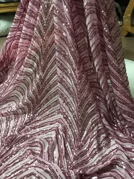 

nice looking JIANXI.C-5622 strechy embroidery tulle mesh lace fabric with sequins for party dress