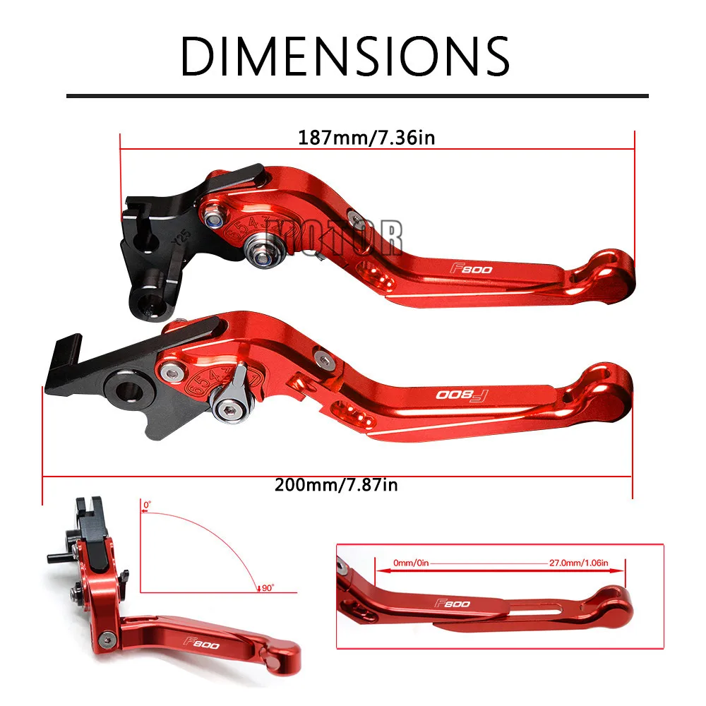 МОТОЦИКЛ ЧПУ Рычаги Тормозная система сцепления для BMW F800GS/приключения F800GT F800R F800S F800ST Регулируемая Складная F 800 GS GT R S ST