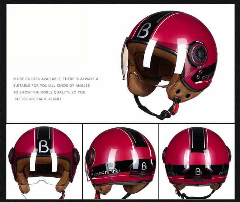 Мода BEON B-110B moto cross открытый шлем для мужчин и женщин, moto rcycle moto электрический велосипедный защитный шлем scoote dirt bike