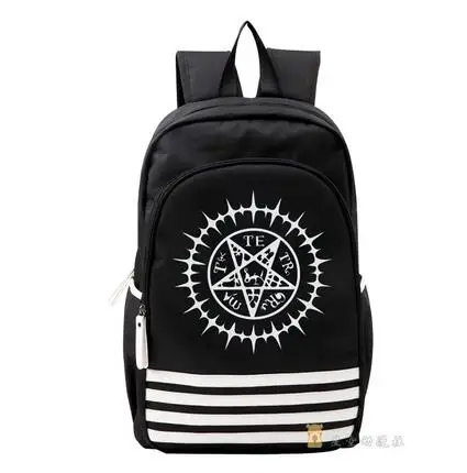 

High Q Japanese style Anime Black Butler Backpack large capacity luminous Students BACKPACK Computer bag