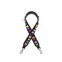 Neue 2016 Austauschbar Pu-leder Schultergurt Nieten Trim Strap Sie 3 Farben von Schnalle Marke Strap Gürtel Handtaschen an396