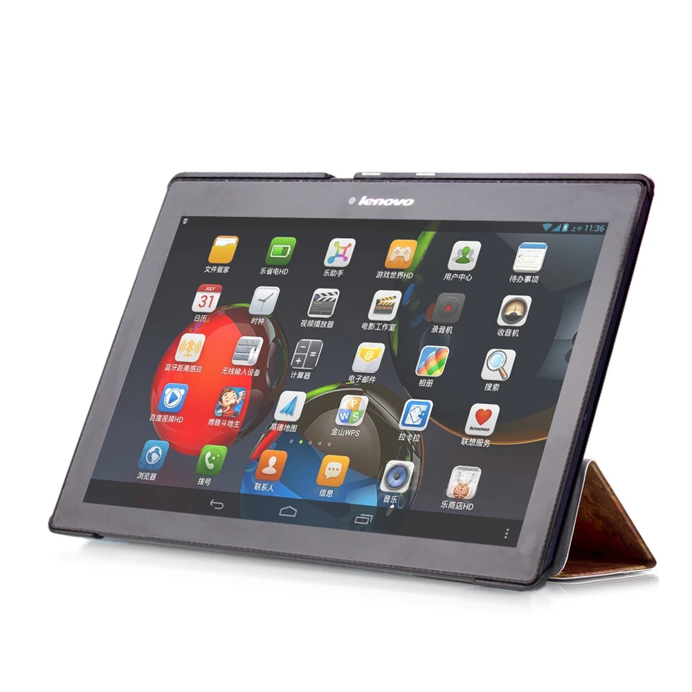 Чехол для планшета Tab3 10 Plus/TAB3 business (TB3 X70F/N) Smart Cover Lenovo TAB2 X30F/M A10 30F/L 70F/L|tablet case|smart covercase