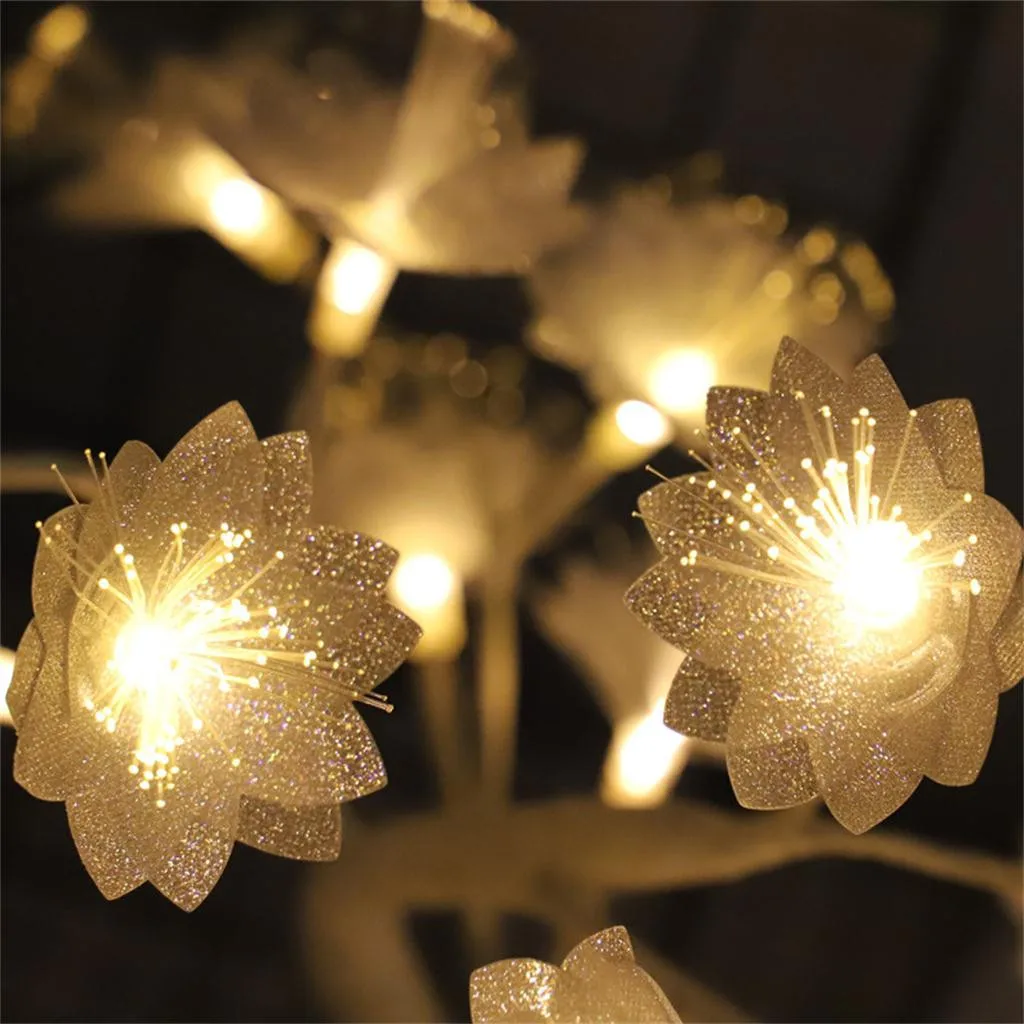 

shop owner recommended New Nordic Wind Small Tree Lamp Fiber Flower Decorative Night Light Usb 2W Household daily necessities