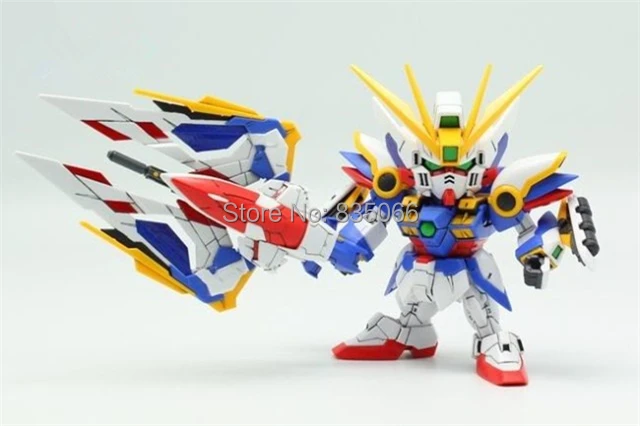 Японские Аниме фигурки Gundam SD BB 366 Крыло EW робот экшн пластиковые модели наборы