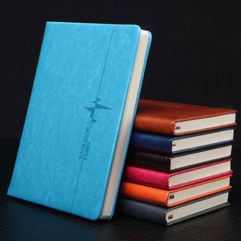 

Dairy 2019 A6 NoteBook Paper Colorful Agenda Planner Meeting School Office Gifts Stationery Business Supplies Leather Pu