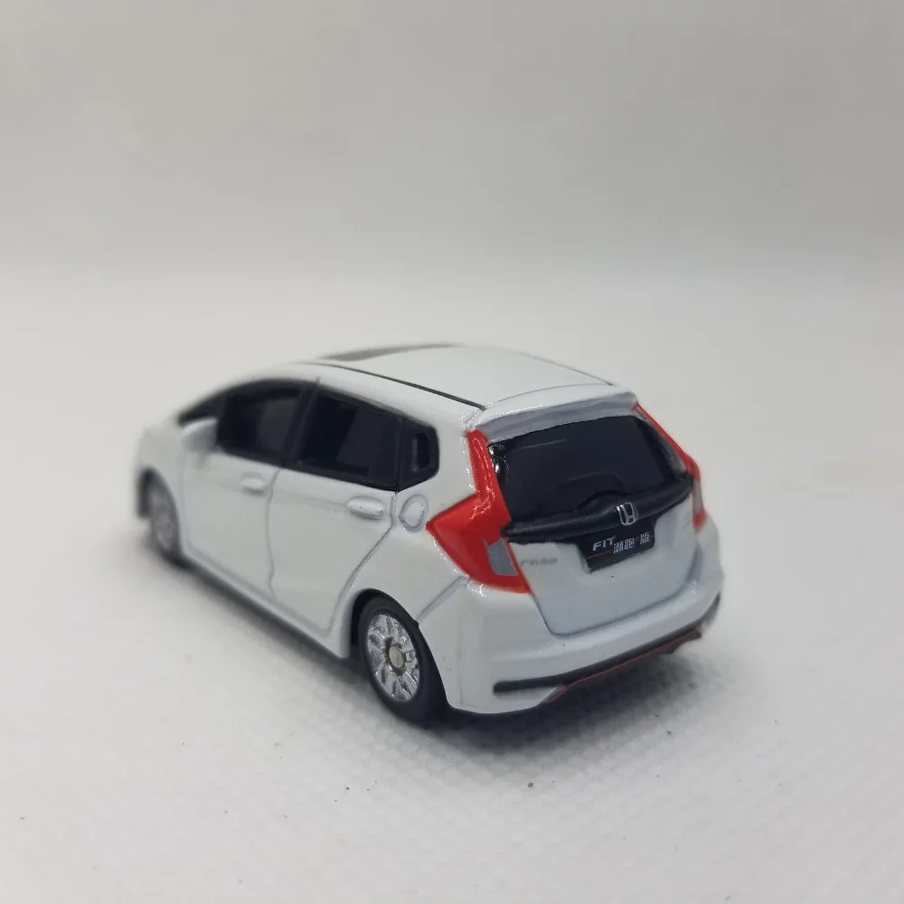 1: 64 литая под давлением модель для Honda Fit Sport белый миникар игрушечный автомобиль миниатюрные подарки джаз