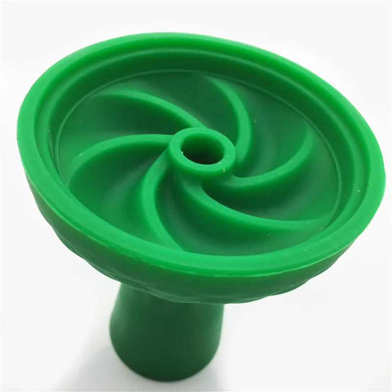 

Silicone Shisha Hookah Bowl Silicone Head With Metal Tray For Shisha Tobacco Charcoal Holder Hookah Bowl Tool Accessory