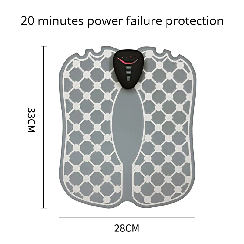 EMS ФИЗИОТЕРАПЕВТИЧЕСКИЙ массаж электрическая машина для педикюра ног массажер для ног Подушка мышечный Стимулятор способствует циркуляции крови