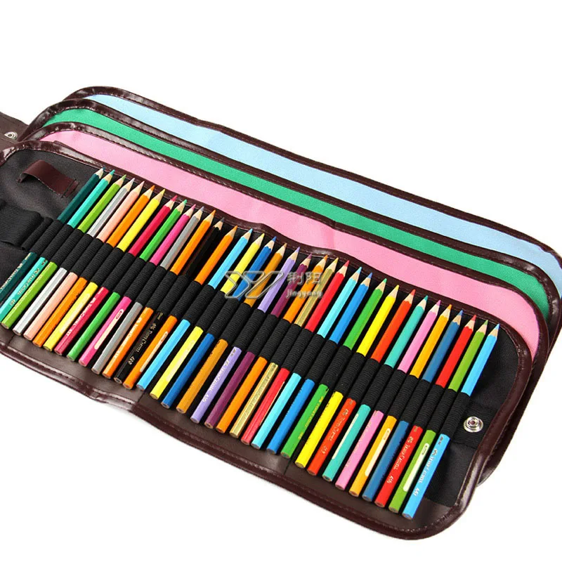 HOT school pencil case Pencil Bag pencil-case Canvas +PU 36/48/72 branch Office School Supplies Pens Pencils Writing Supplies stationery canvas pencil case school pencil bag school pencilcase office school supplies pen bag pencils writing supplies gift