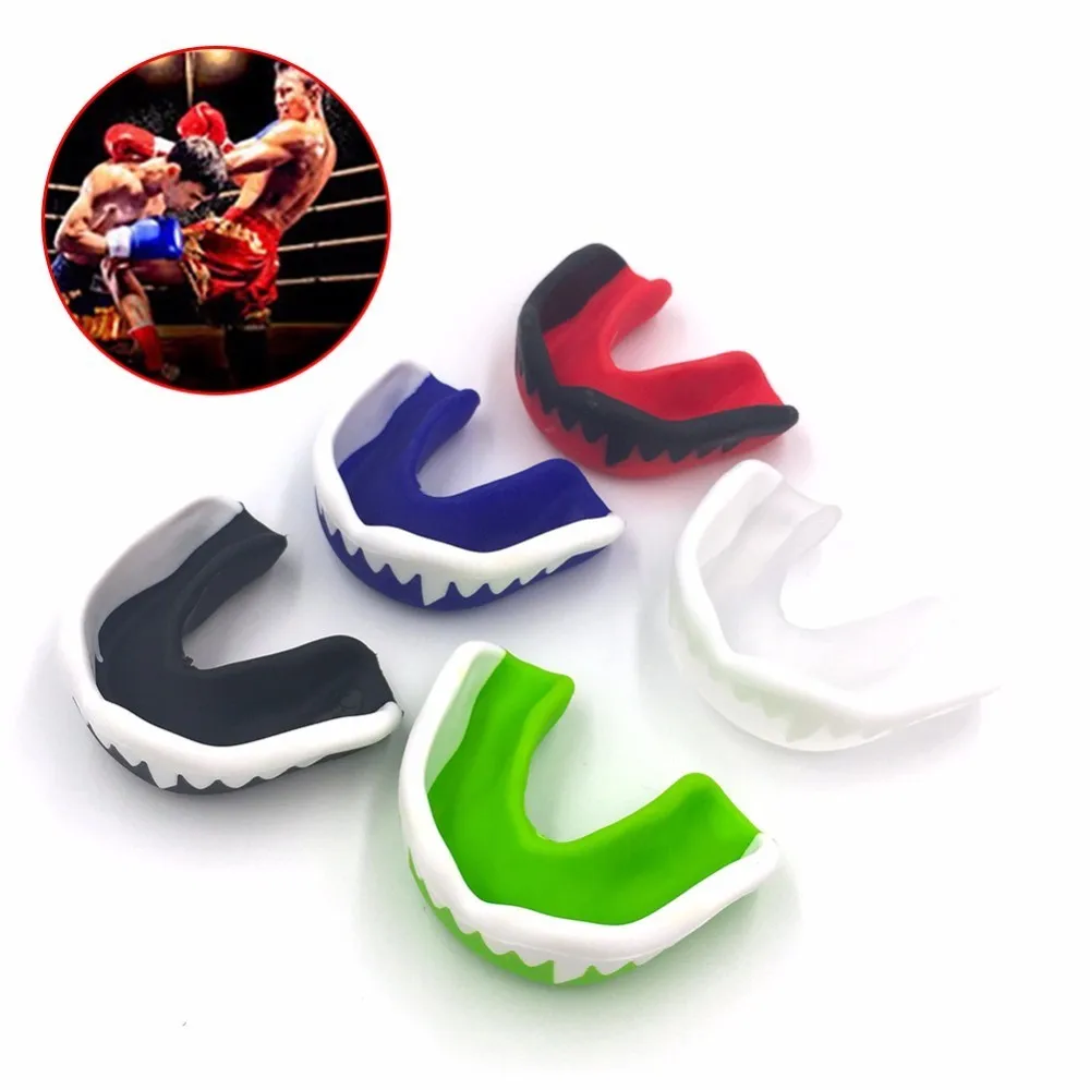 Boxing Mouth Tooth Guard Silicone Mouthguard Gum Shield Football