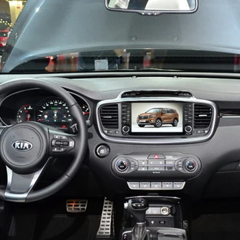 

2DIN 8 INCH Android 1024*600 OCTA/Quad Core Fit KIA SORENTO 2015-2017 Car DVD Player Multimedia GPS Navigation GPS Radio DVD MAP