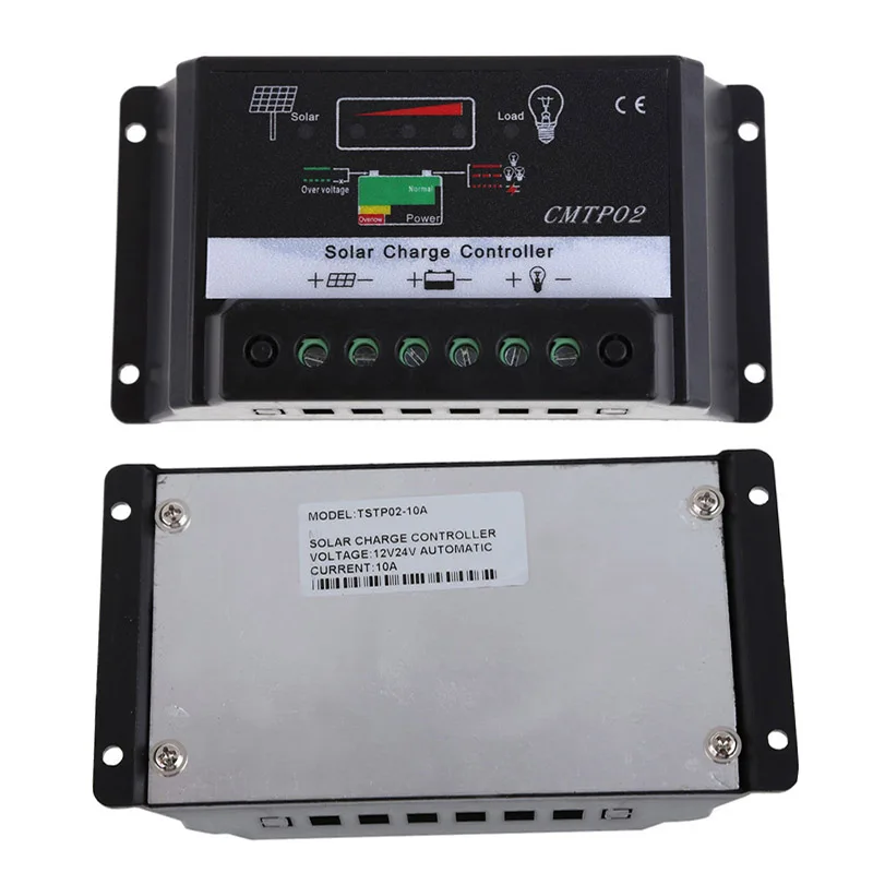 

Professional Solar Accessories 10A/30A Solar Panel Battery Regulator Charge Controller 12V 24V Auto Switch Terminals AA