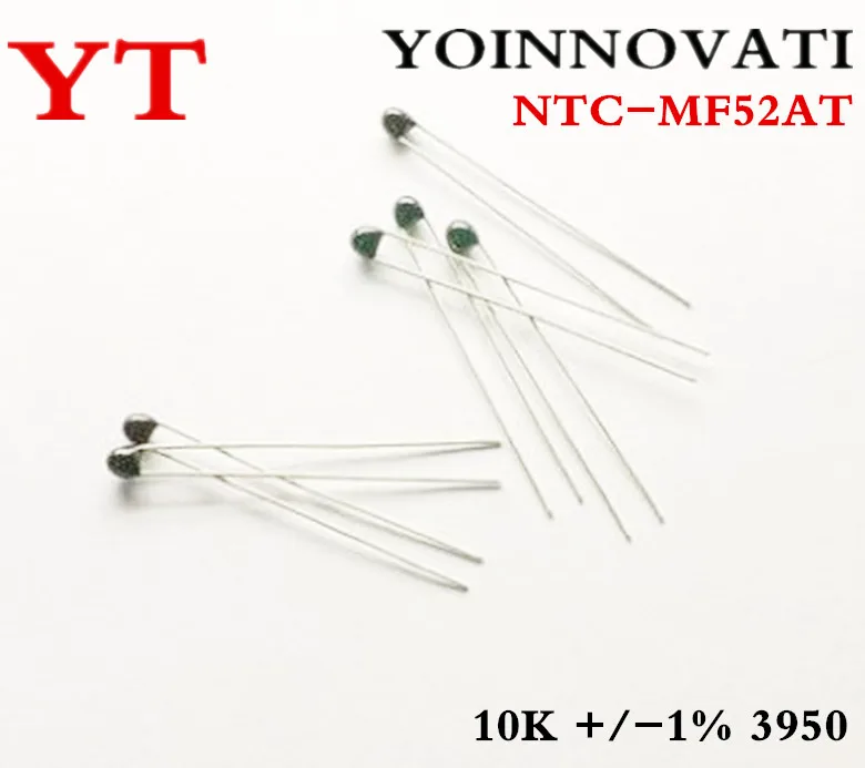 100 шт. резистор для термистора 10k OHM NTC MF52AT 10K +/ 5% 3950 %|resistor 10k|resistor 100pcsntc |