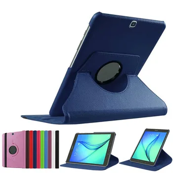 

360 Degree Rotating Stand Leather Case Skin Cover For Samsung Galaxy Tab S2 9.7 SM-T815 T815N T810 T813 T817 T819 9.7" Tablet PC