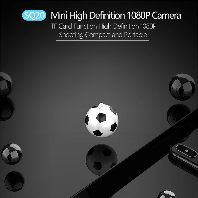 1080P мини-камера для футбола, видеокамера для мобильного обнаружения, экшн-мини-камера DV, видео, голосовое аудио рекордер, микро-камера, креативная игрушка