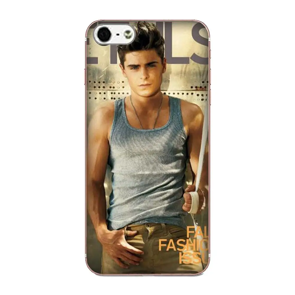 Прозрачный чехол для Apple iPhone 4 4S 5 5C 5S SE 6 6S 7 8 Plus X XS Max XR Zac Efron Douchey|Чехлы-накладки| |