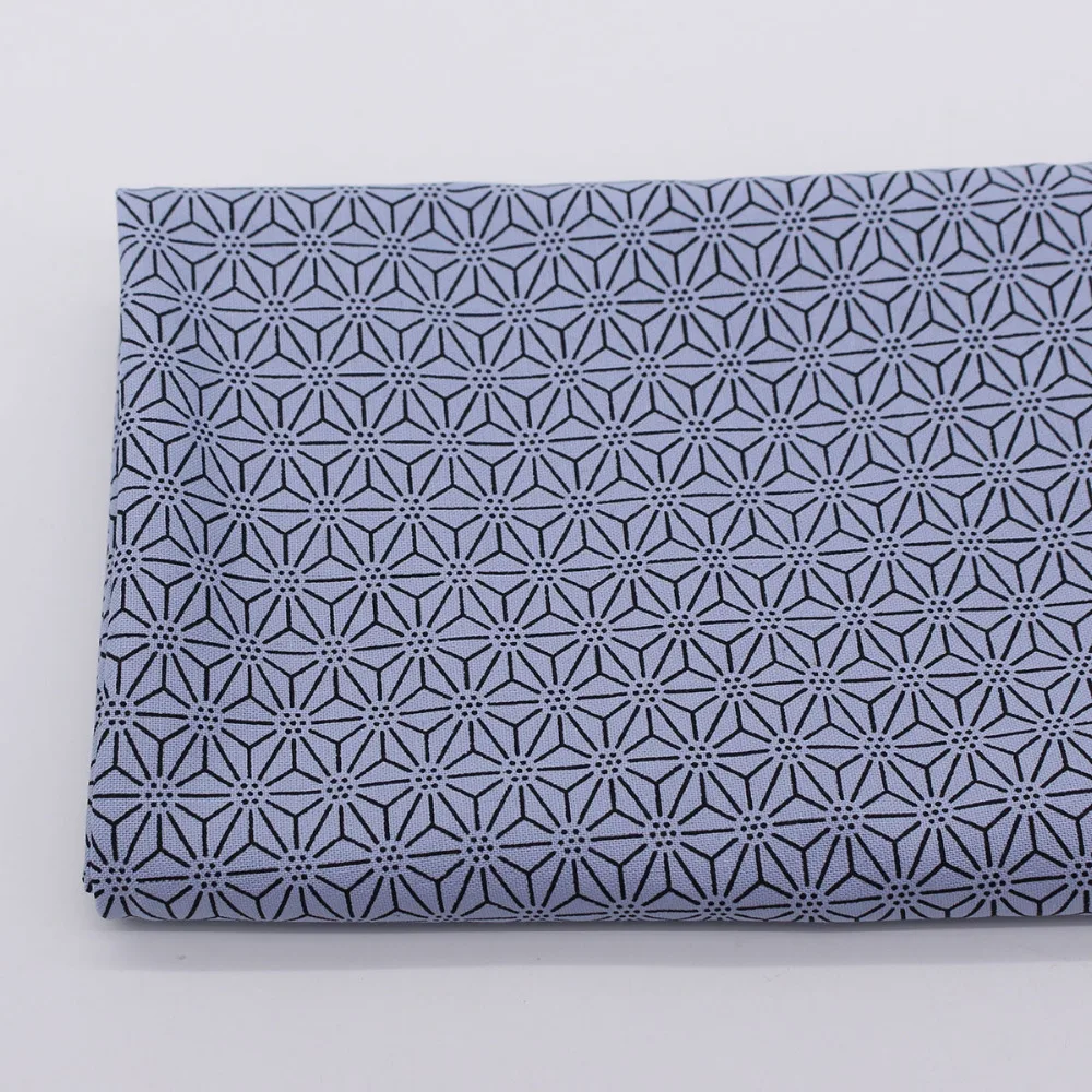 

Japanese Nail Geometric Moire Quilting Fabric Cotton Cloth Sewing Material Tilda Fabrics Tissue Home Textile Woven Telas Tecido