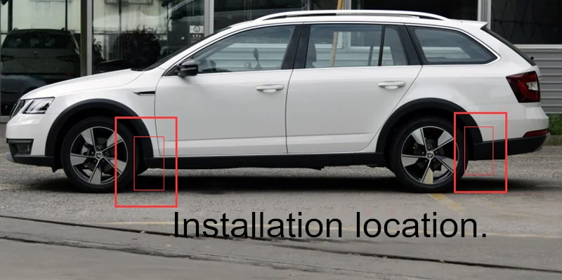 4 шт. черные Брызговики брызговики крылья для Skoda Octavia станции Wagon