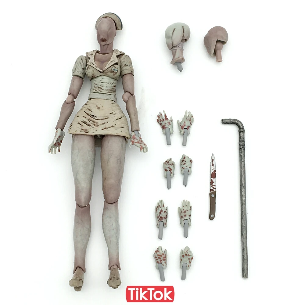 Игра тихий холм 2 пузырьковая голова медсестры SP061 мультфильм игрушка фигурка