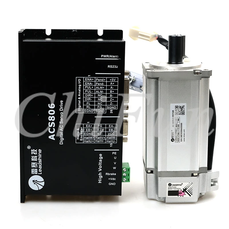 Драйвер бесщеточного серводвигателя Leadshine 400 Вт 3000 об/мин ACS806 + ACM604V60 01 2500 AC