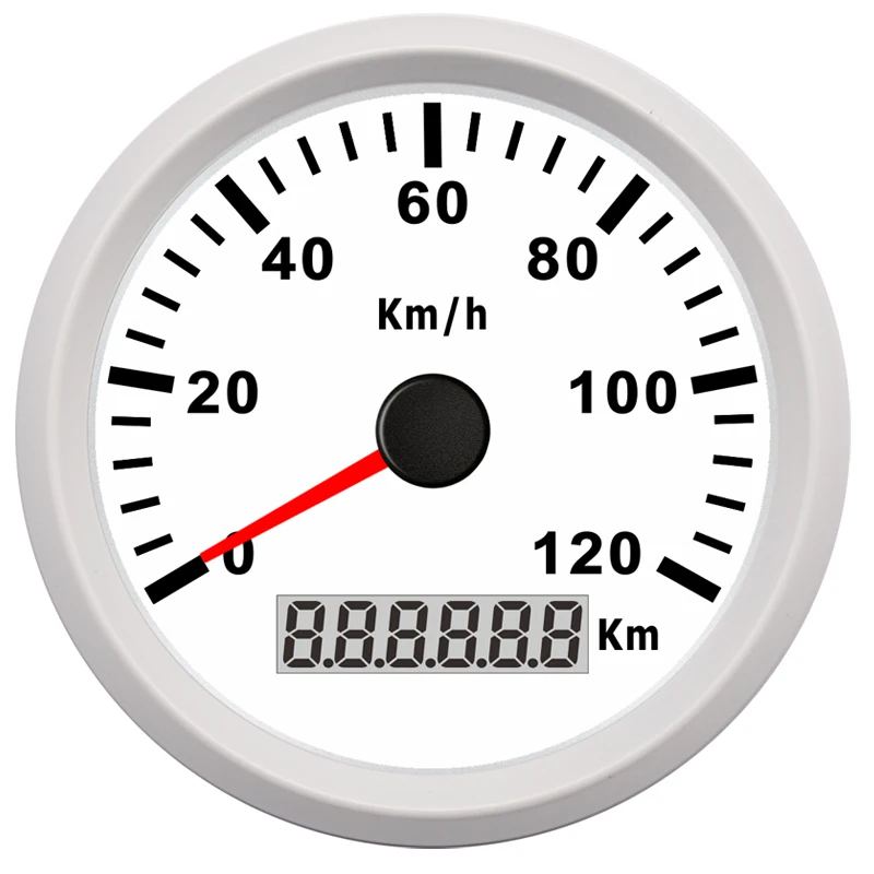85 мм лодочный GPS Спидометр 120 км/ч 200 цифровой одометр 12 В 24 для грузовика лодки