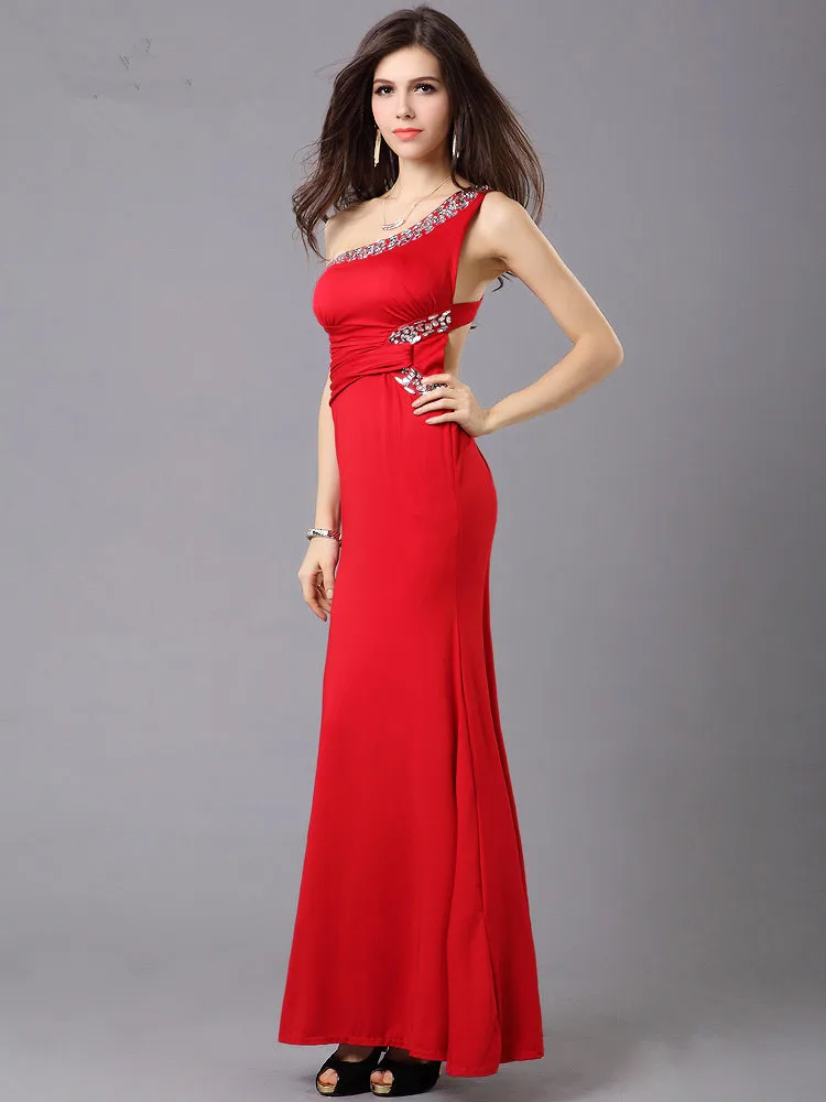 long straight gown design