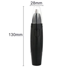 Мужской триммер для волос в носу из нержавеющей стали, электрическая бритва для носа и бороды, триммер для бровей