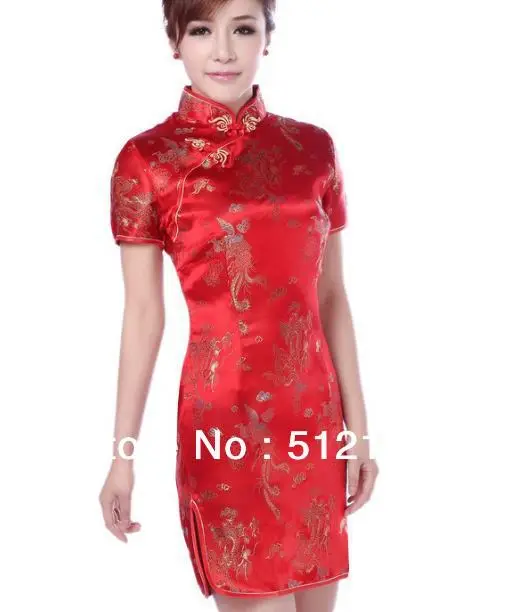 Shanghai Story mandarin collar Chinese dress phoenix plum blossom pattern Cheongsam traditional Oriental dress 13 design