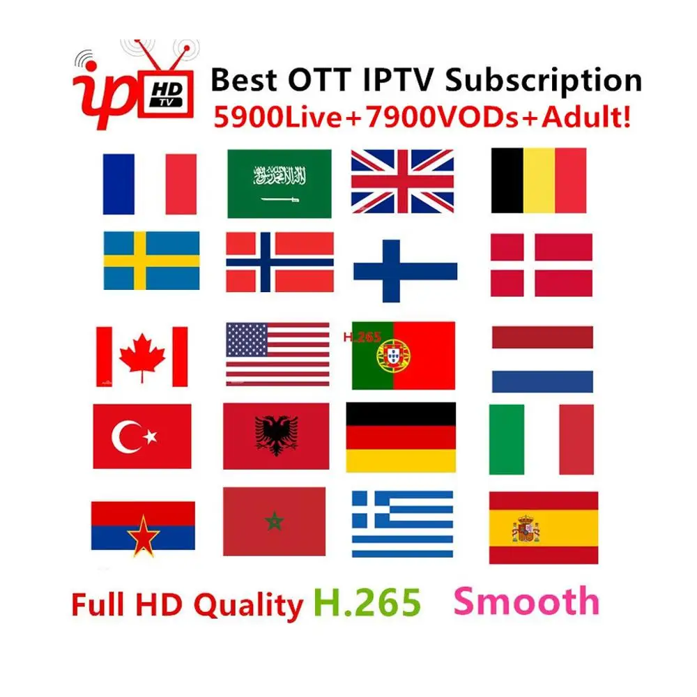

IPTV Subscription Rocksat France UK German Arabic Dutch Sweden French Poland Portugal Smart TV IPTV M3U 6000 Live