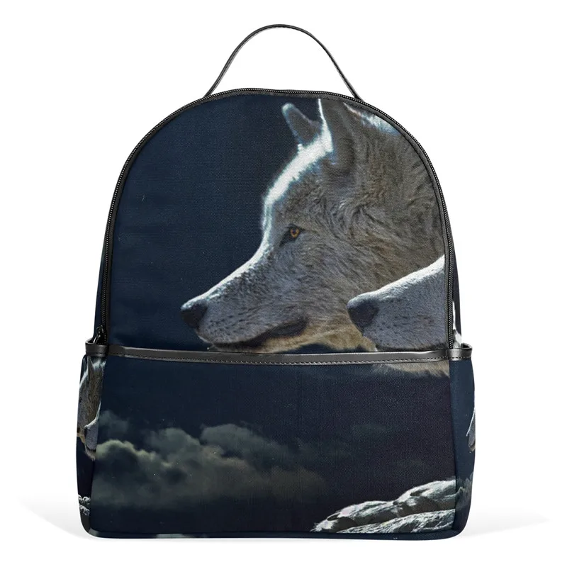 wolf logo backpack