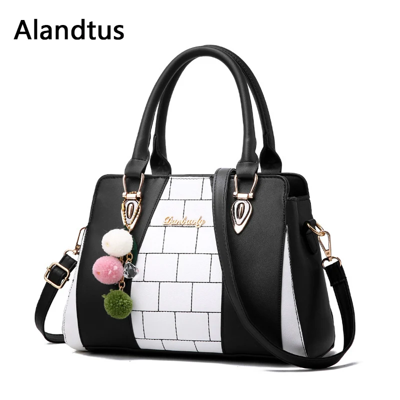 

Alandtus Women Handbag Designer Ladies Crossbody Shoulder Bag Female Top Handle Handbag Women's Boston Bag Bolsa Feminina