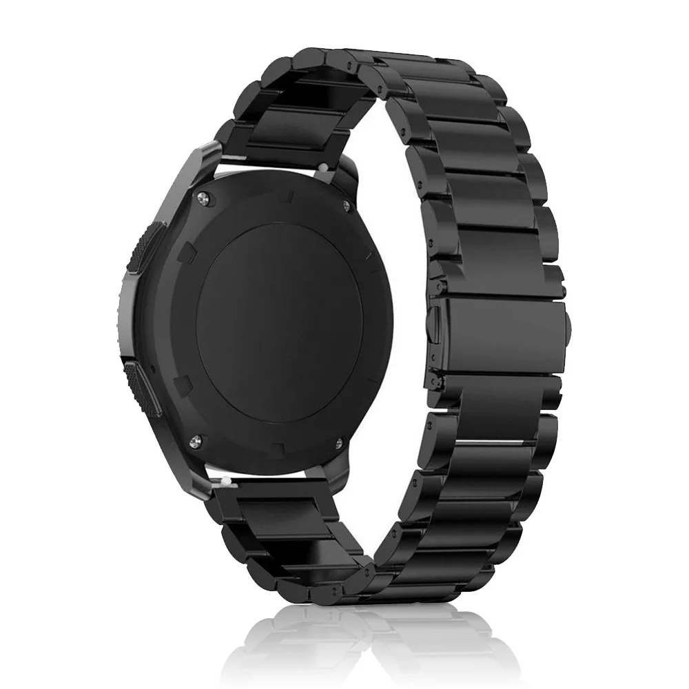 Стальной браслет для Samsung Galaxy Watch 3/41/45 мм/42/46 мм/Active/Gear S3 ремешок Garmin Vivoactive 3/Vivomove HR