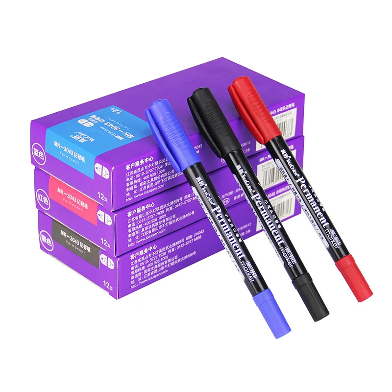 Truecolor двойной маркер офисная специальная масляная ручка, чтобы отменить марку