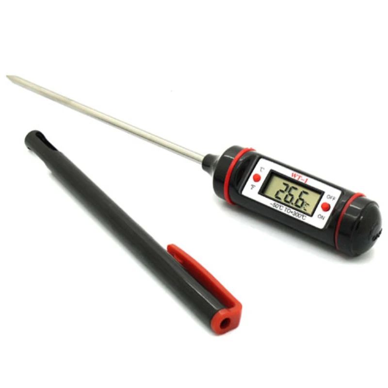 Food Kitchen Pen Style Bake a Thermometer Barbecue Oil Temperature Gauge Probe Type Electronic