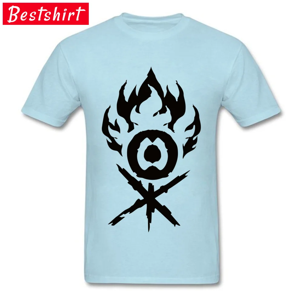 clans guild symbol T Shirt Prevailing O Neck Party Short Sleeve Pure Cotton Mens Top T-shirts Classic Tops T Shirt clans guild symbol  light
