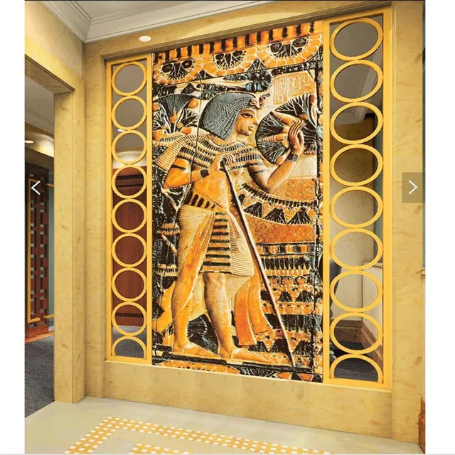 Modern Art Wall Painting For Living Room Ancient Egyptian Culture Pharaoh Restaurant Hotel
